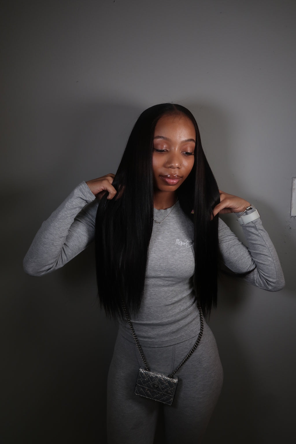 It Girl: Original Grey Two Piece