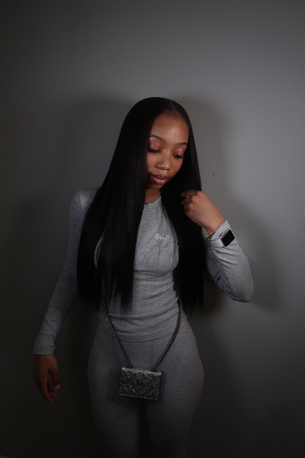 It Girl: Original Grey Two Piece