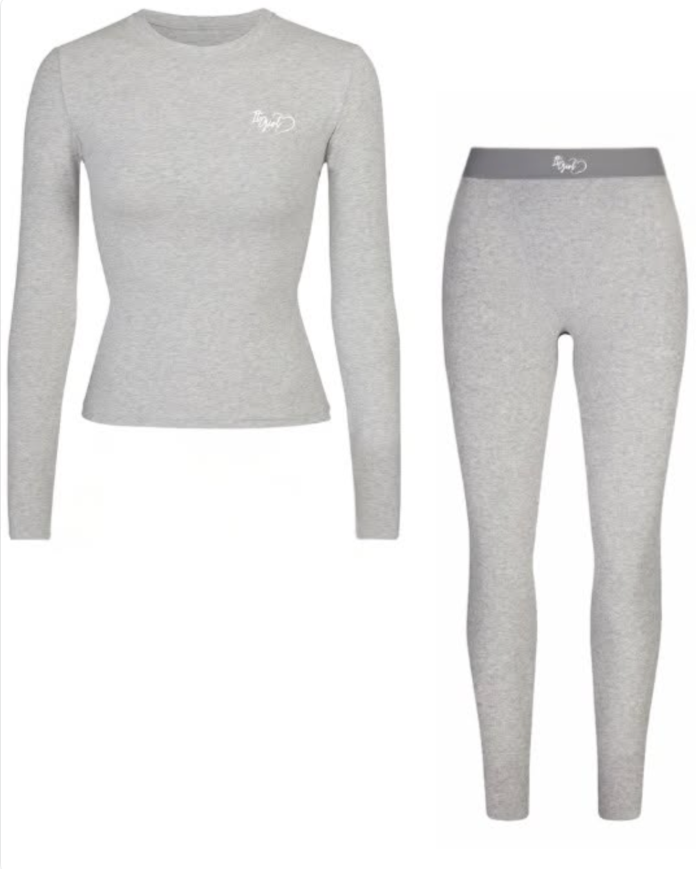 It Girl: Original Grey Two Piece